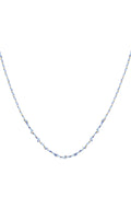 Cotton swirl necklace DIY