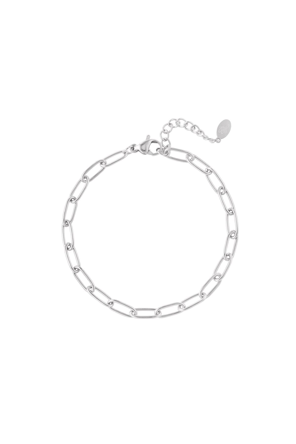 Schakelarmband basic Stainless Steel