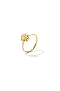 Minimalistische ring klavertje