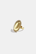Opvallende ringen van roestvrij staal met een onregelmatige vorm, casual en eenvoudig, uit de Casual Daily Simple-serie voor dames.