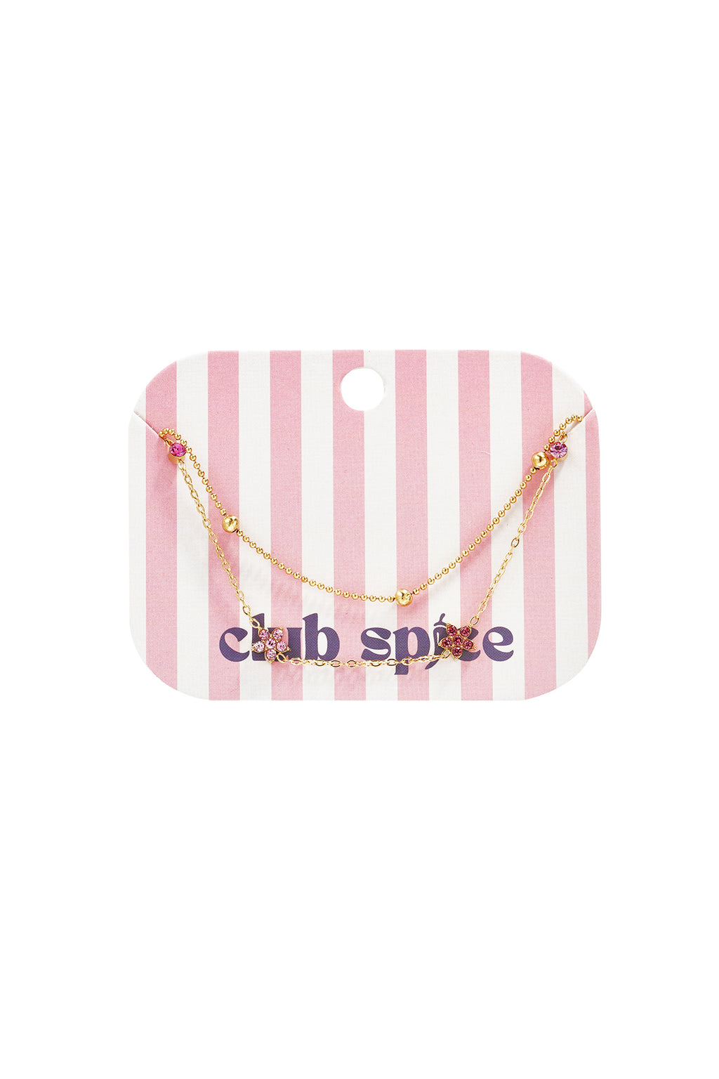 Armband met gekleurde steentjes belegde bloemetjes