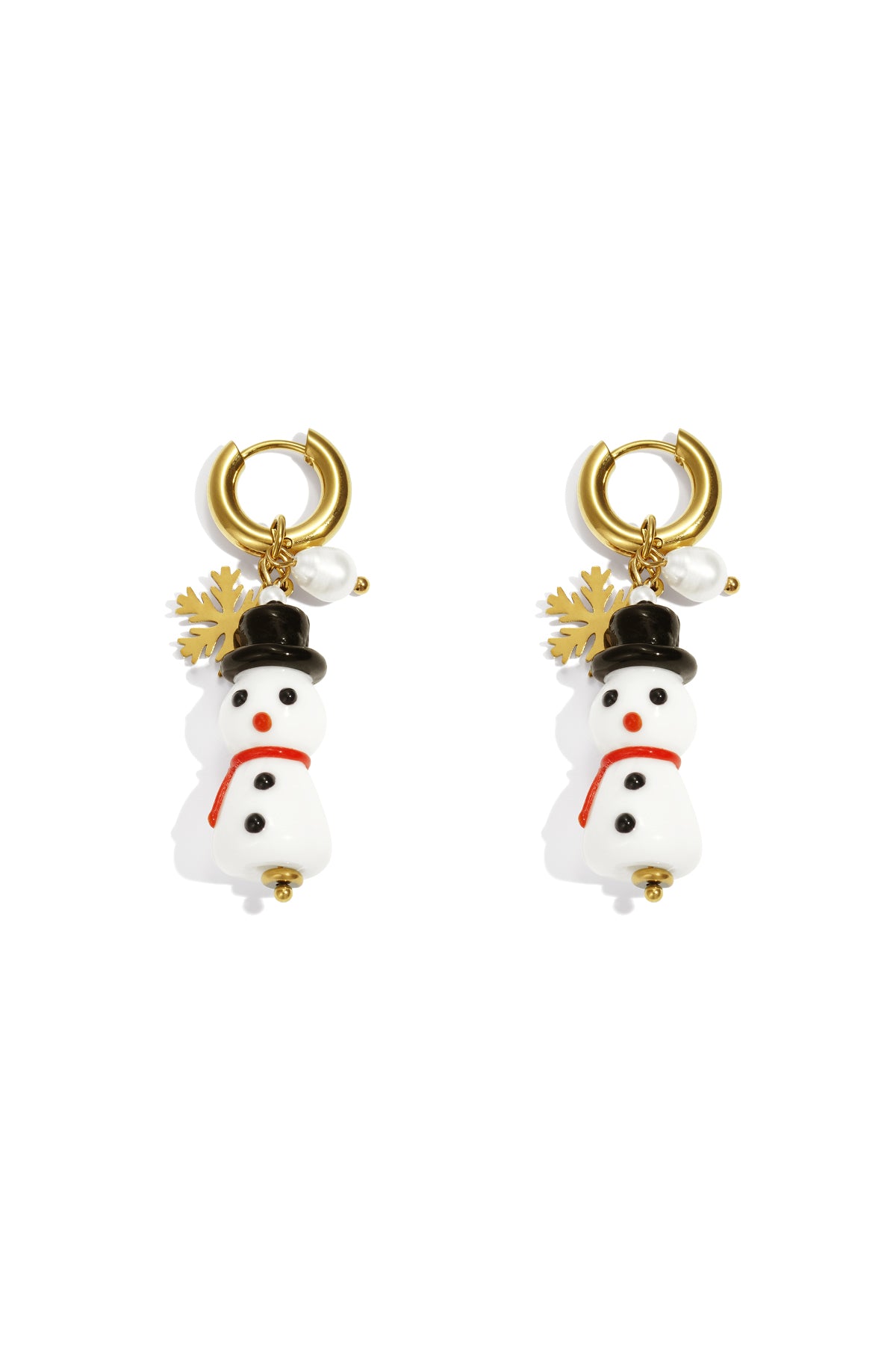 Stainless Steel Drop Earrings Cartoon Casual Christmas Simple Series Women's jewelry