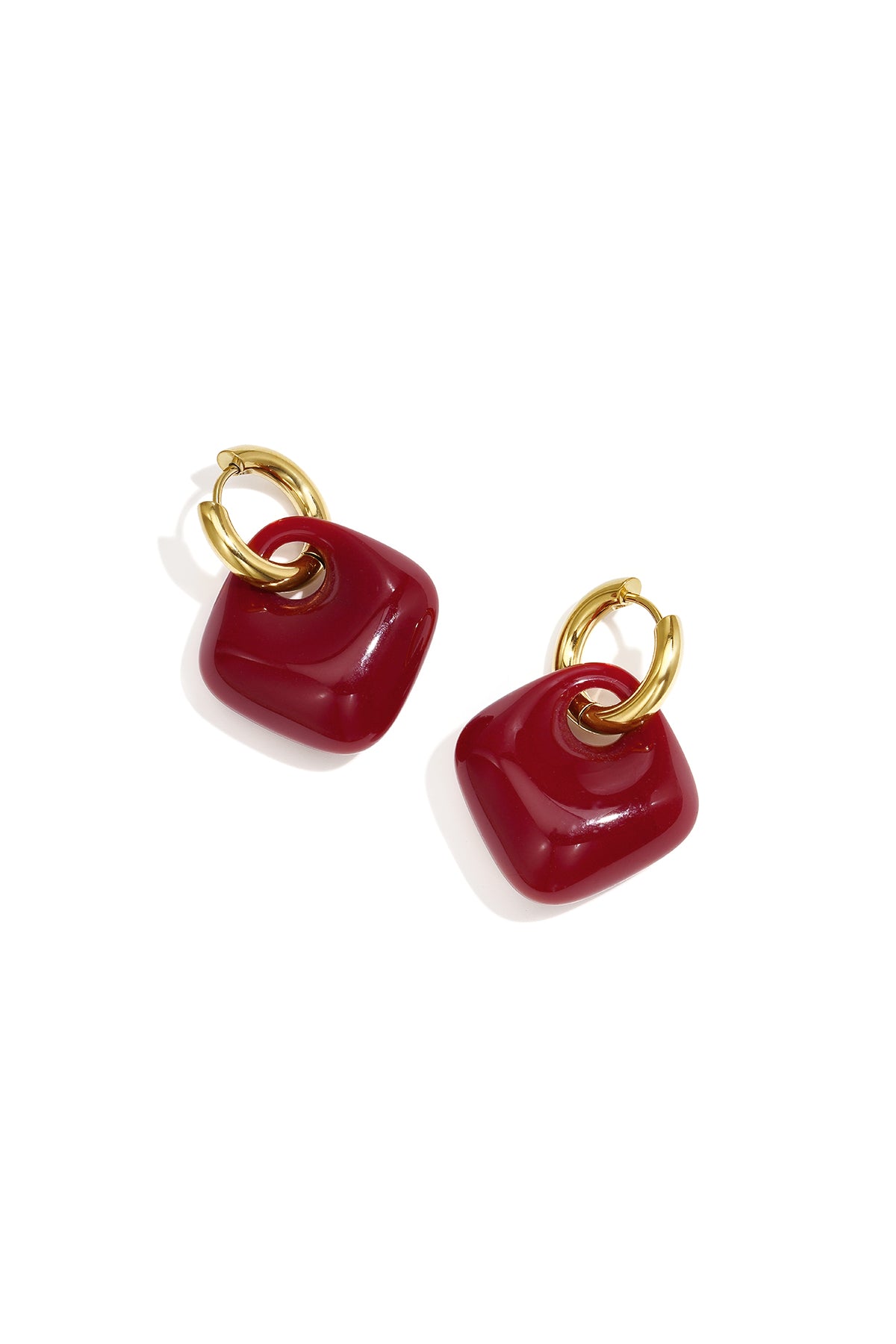 Stainless Steel Drop Earrings Geometric Shape Simple Daily Simple Series Women's jewelry