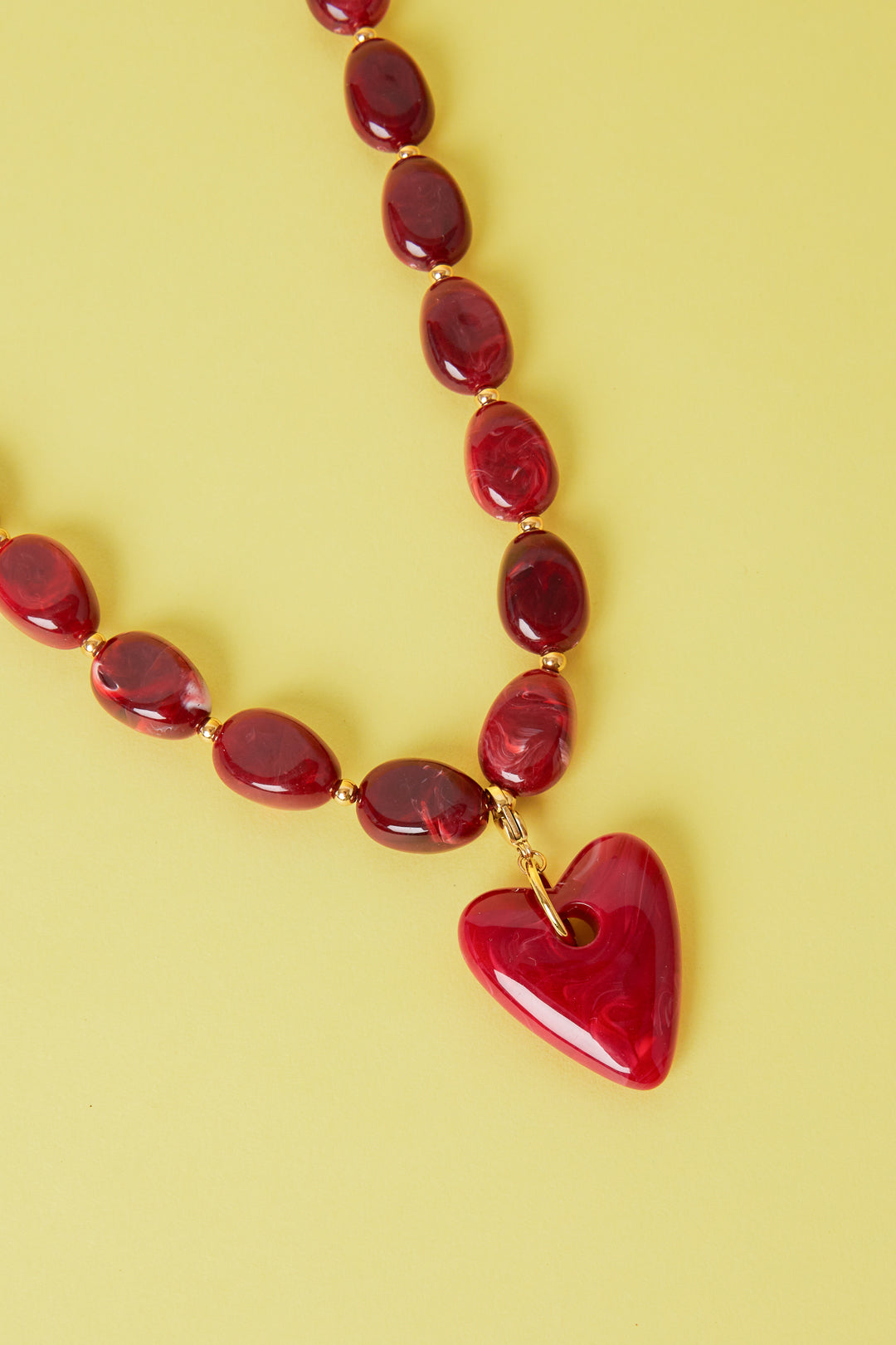 Resin Jewelry Findings Heart Simple Daily Simple Series Women's jewelry