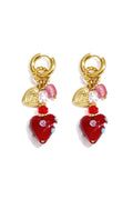 Stainless Steel Beads Earrings Heart Cute Daily Simple Series Women's jewelry