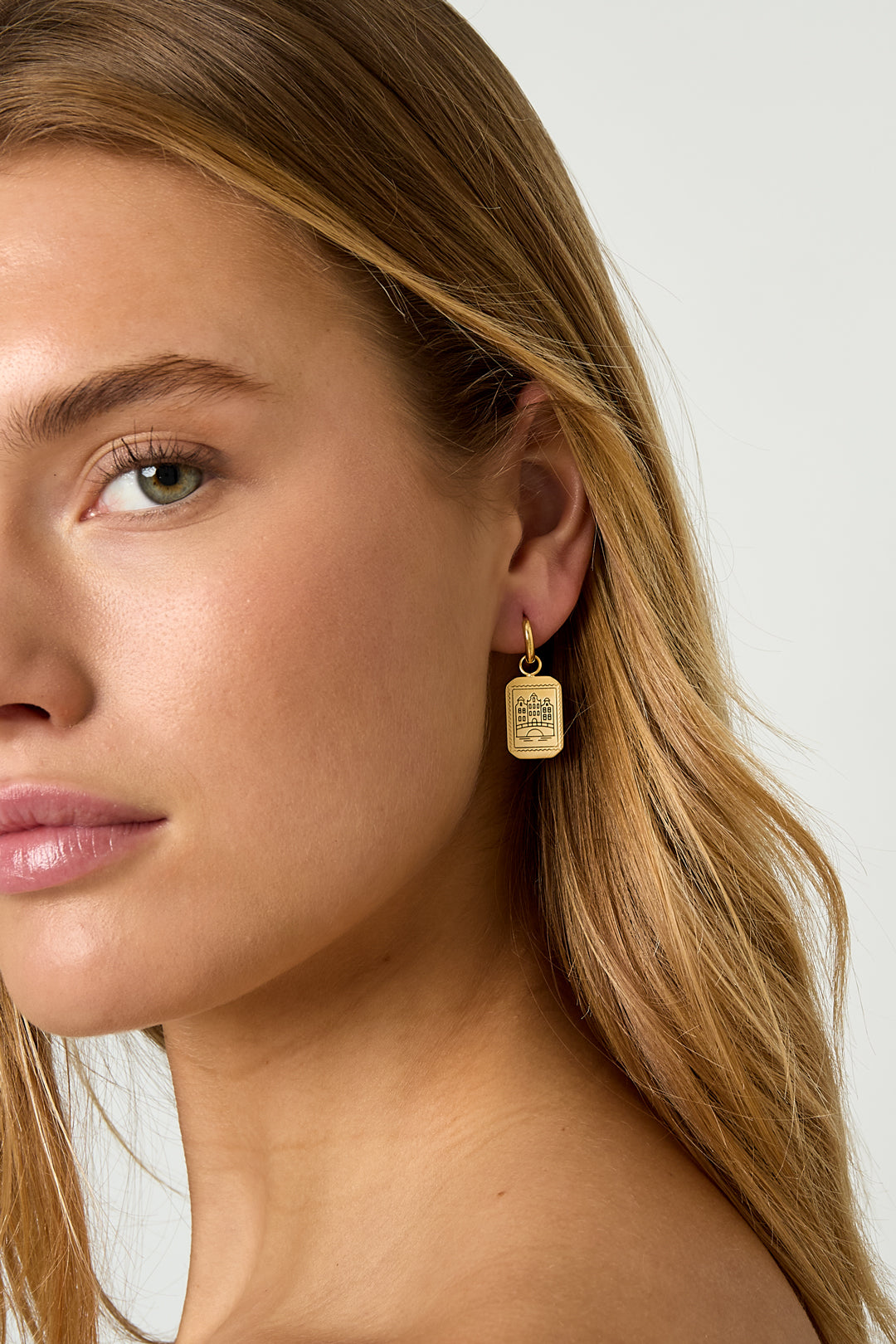 Amsterdam Canal House Stainless Steel Earrings