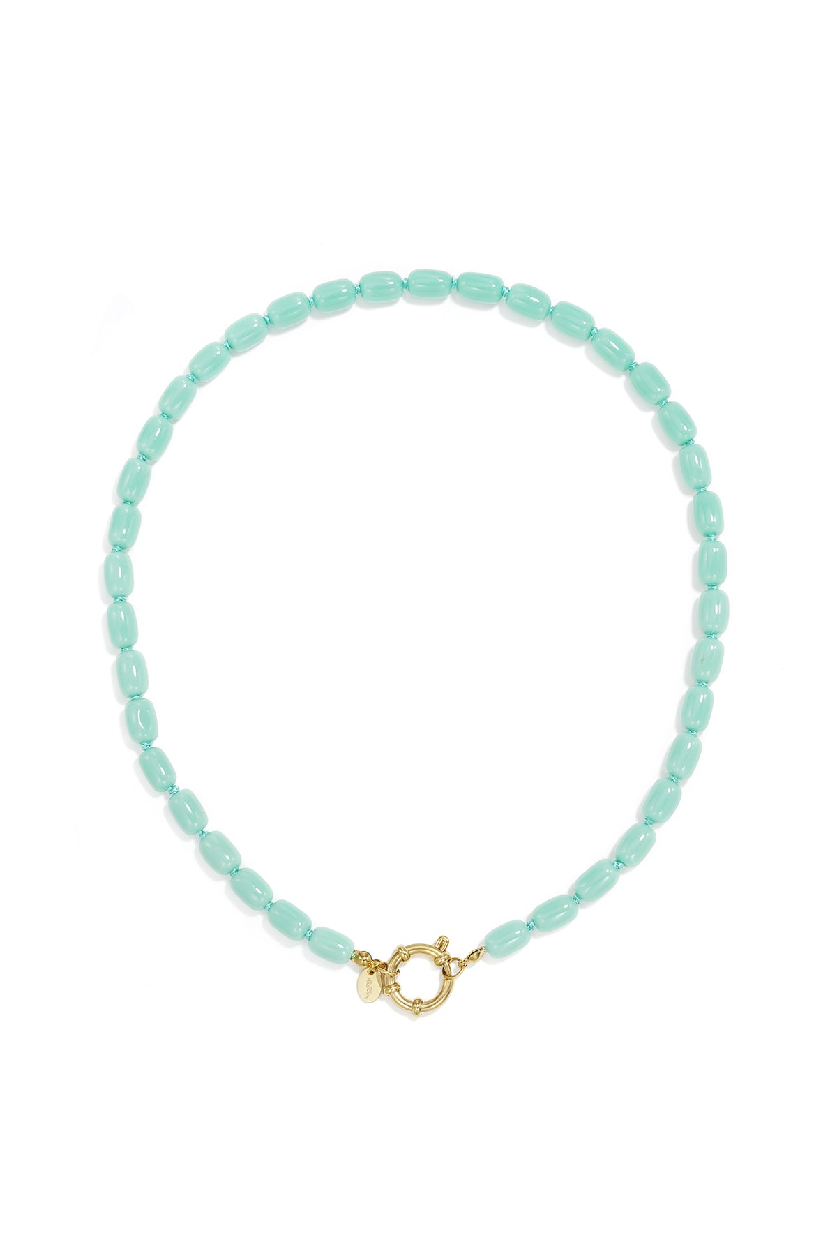 Stainless Steel Beaded Necklaces Solid Color Simple Daily Simple Series Women's jewelry