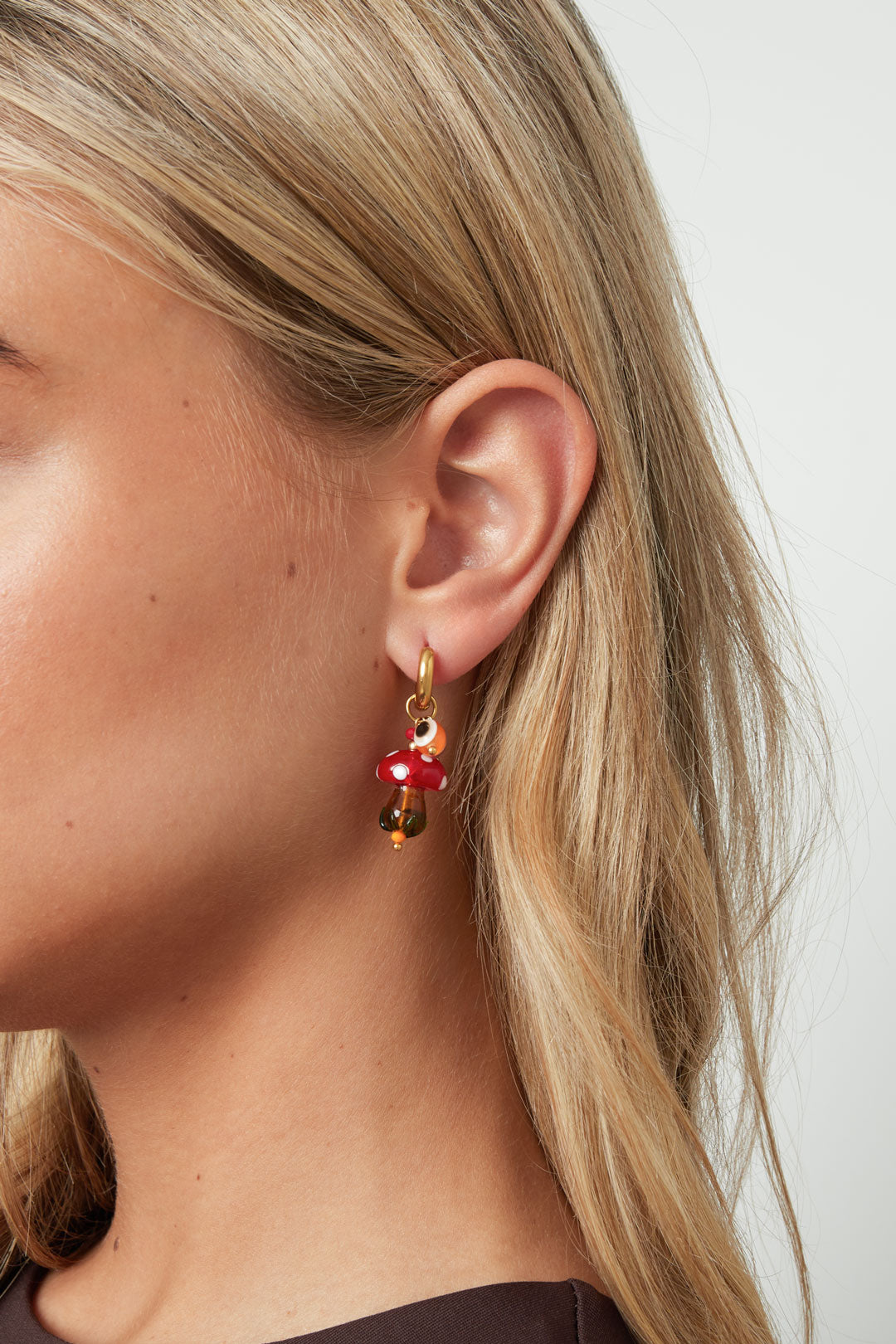 Stainless Steel Drop Earrings plant Casual Daily Simple Series Women's jewelry