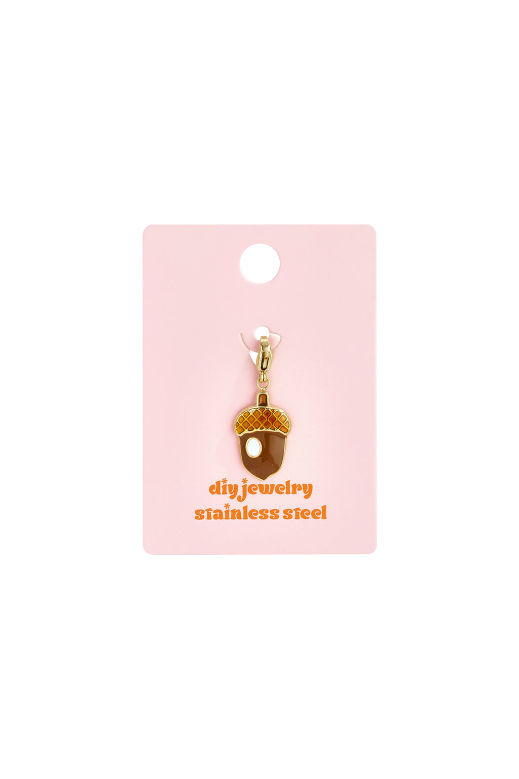 Jewelry charm acorn DIY