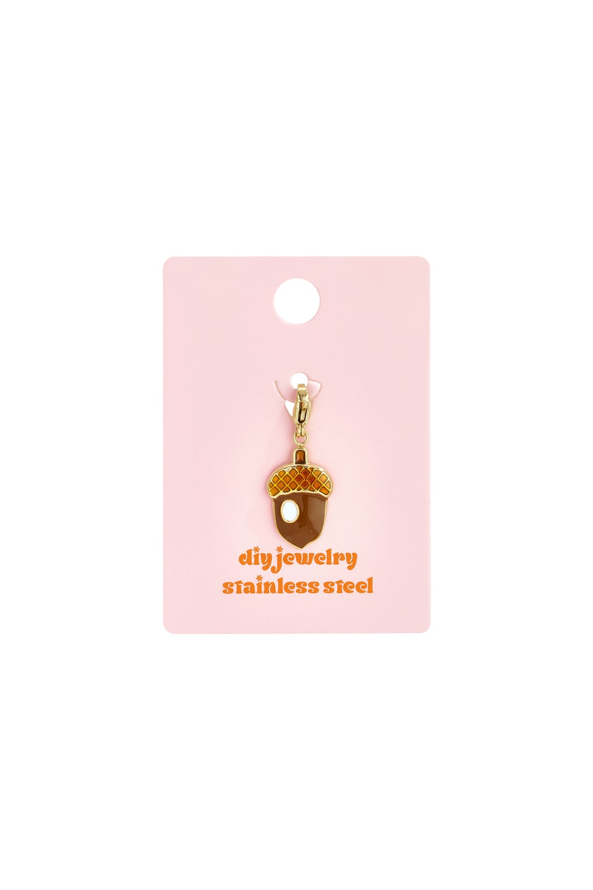Jewelry charm acorn DIY
