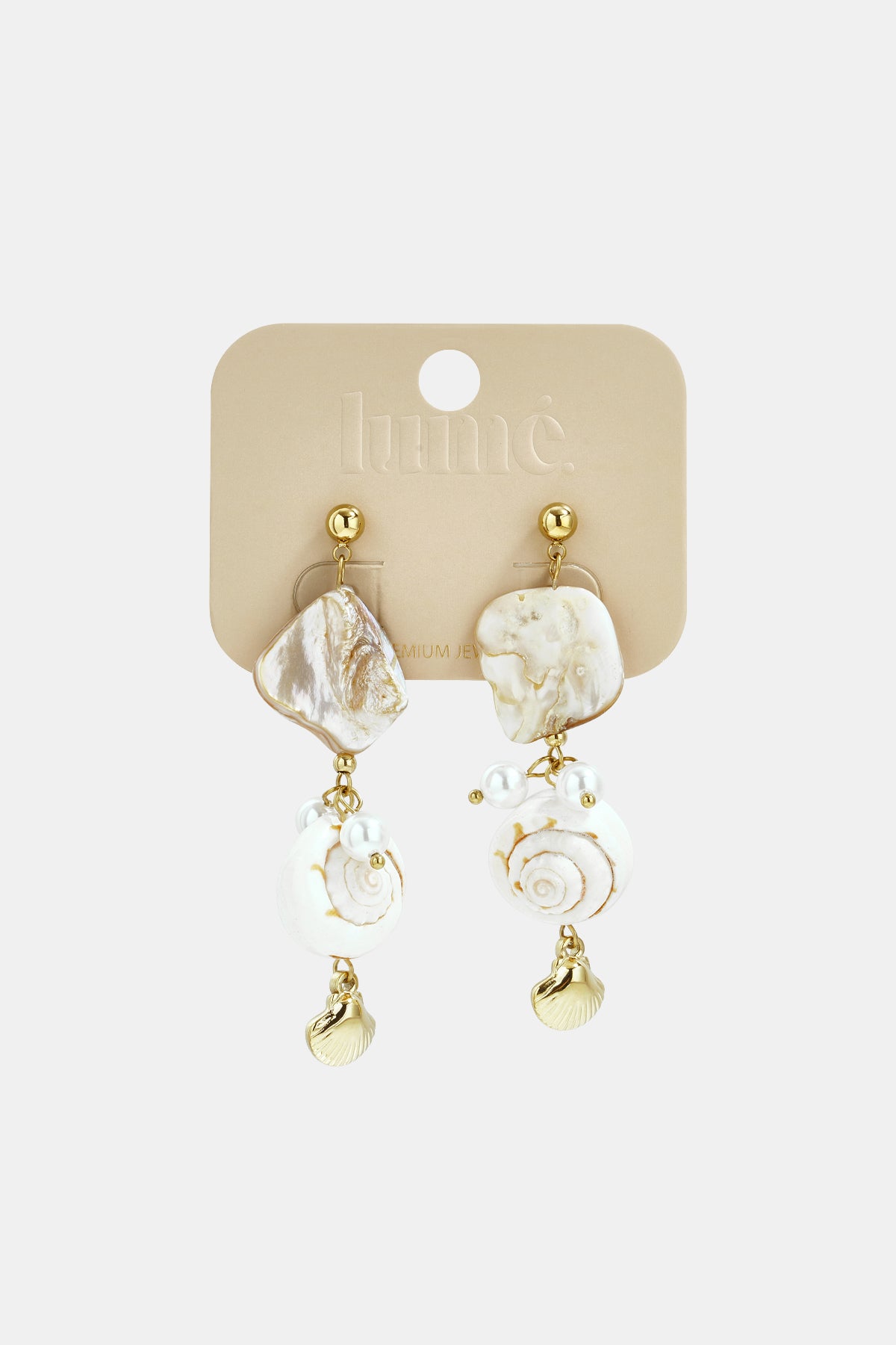 Stainless Steel Dangle Earrings shell Vacation Daily Romantic Series Women's jewelry