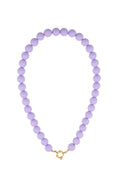 Ketting met kralen en frontsluiting-12mm