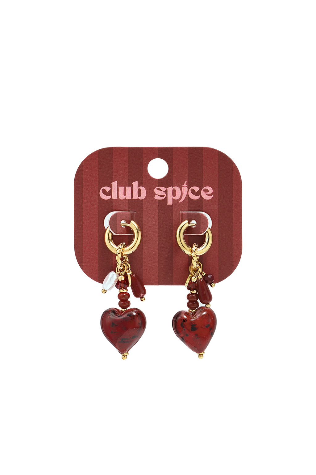 Stainless Steel Beads Earrings Heart Simple Daily Simple Series Women's jewelry