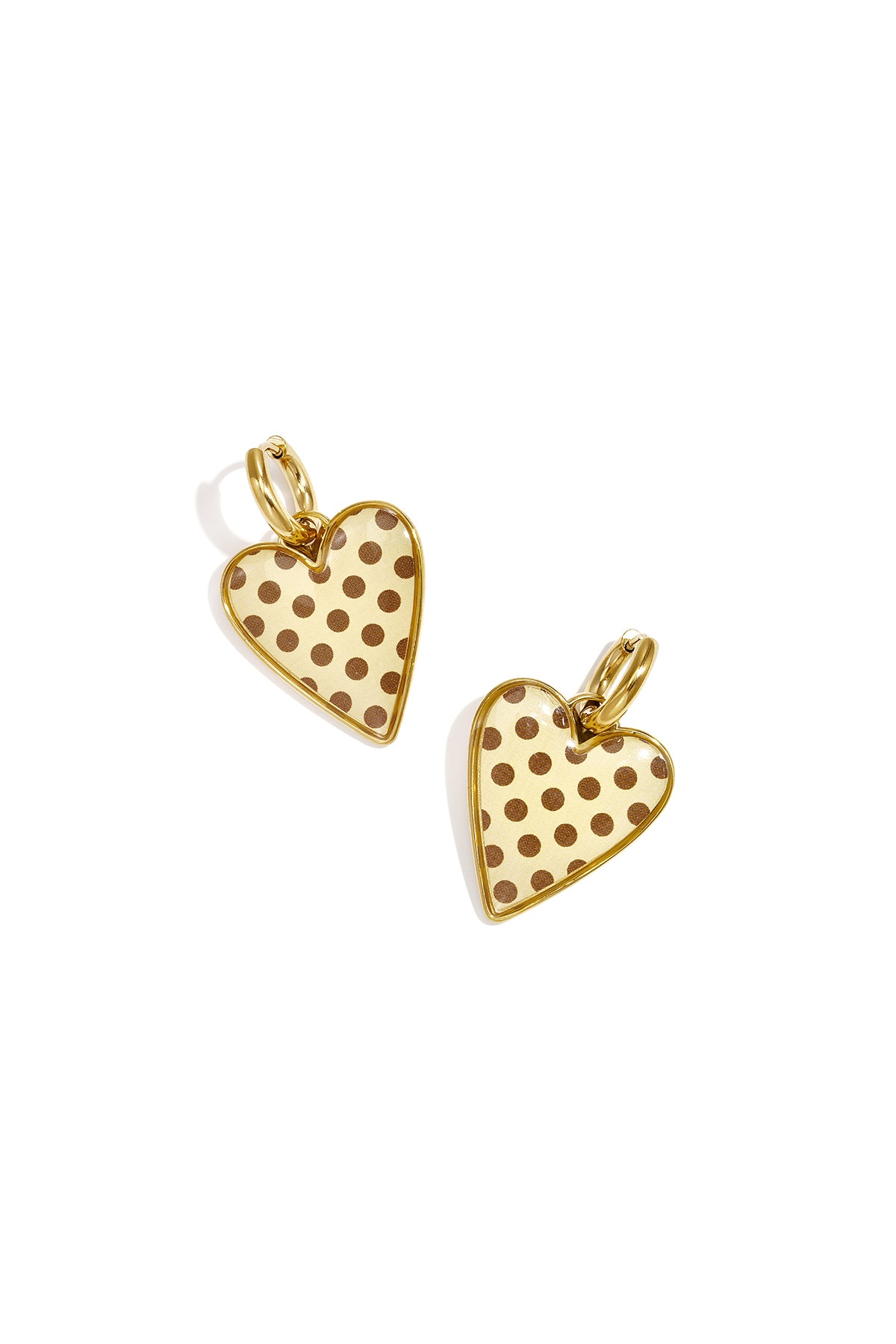 Stainless Steel Drop Earrings Heart Simple Daily Simple Series Women's jewelry