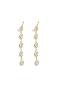 Stainless Steel Dangle Earrings Droplet Elegant Gathering/Party Luxurious Series Women's jewelry