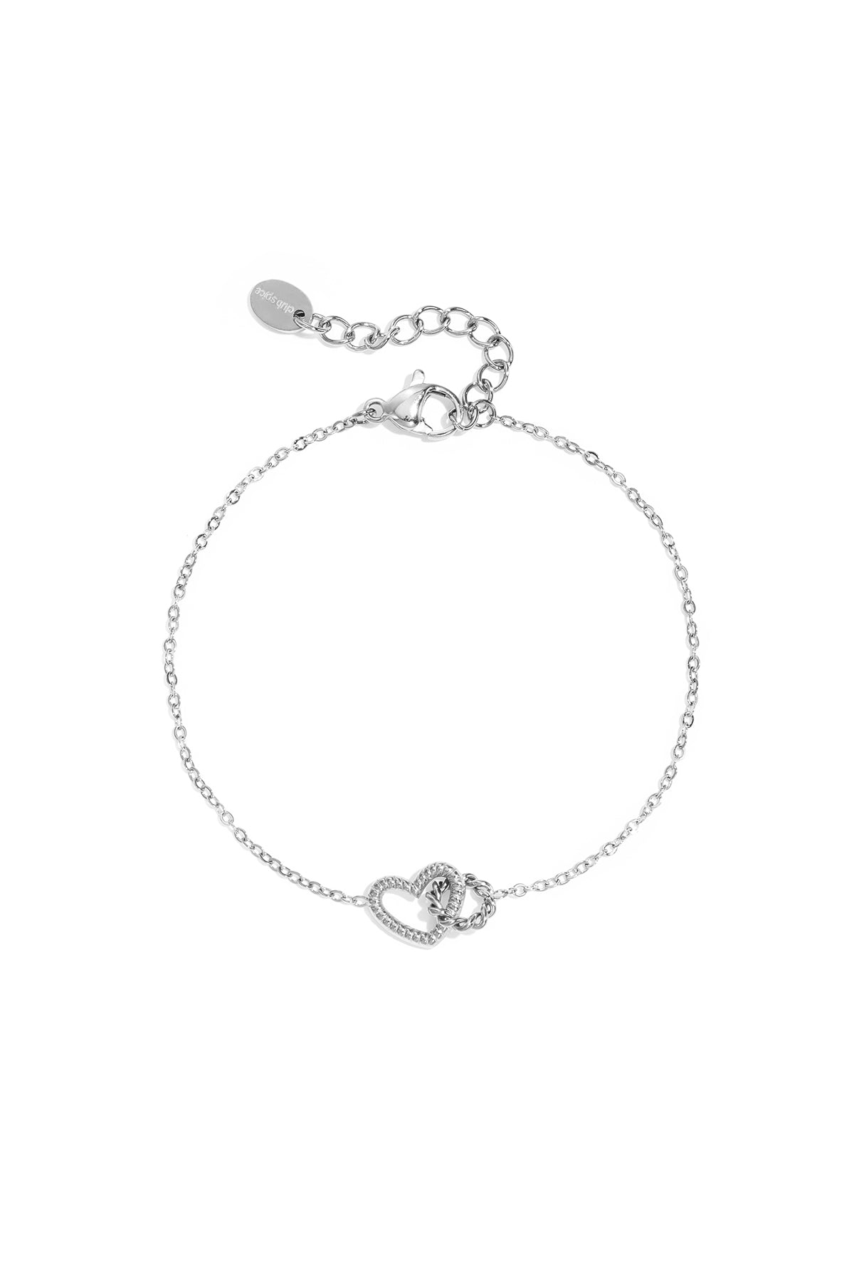 Bedelarmbanden van roestvrij staal, cirkelvormig, eenvoudige dagelijkse serie, damessieraden
