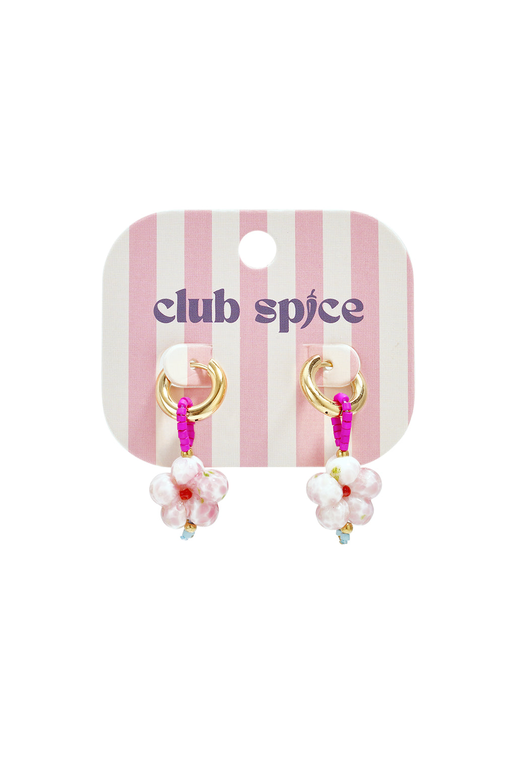 Stainless Steel Beads Earrings Flower Cute Simple Series Women's jewelry