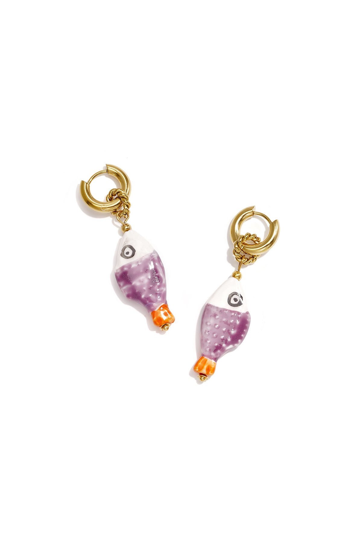 Ceramics Beads Earrings Fish Daily Daily Romantic Series Women's jewelry