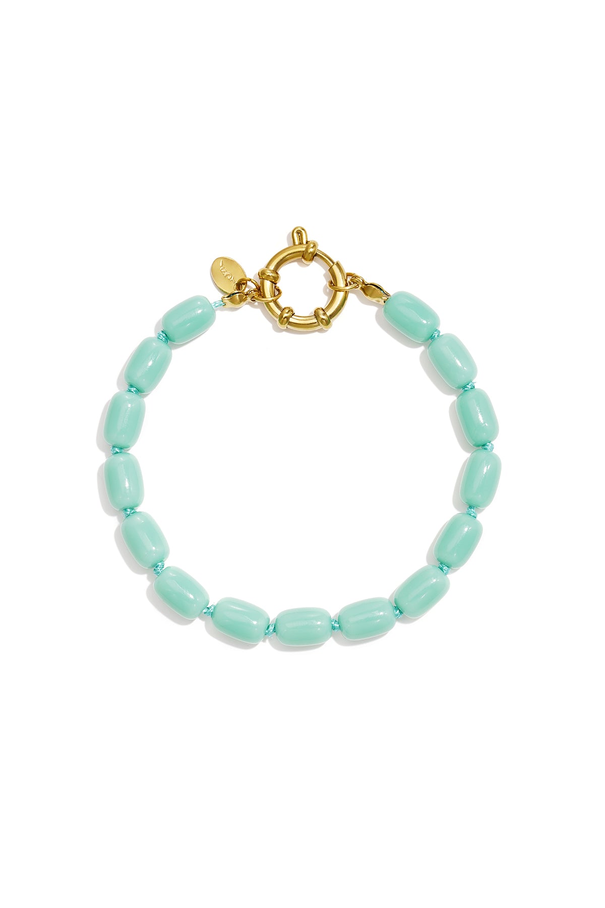 Stainless Steel Beaded Bracelets Solid Color Simple Daily Simple Series Women's jewelry