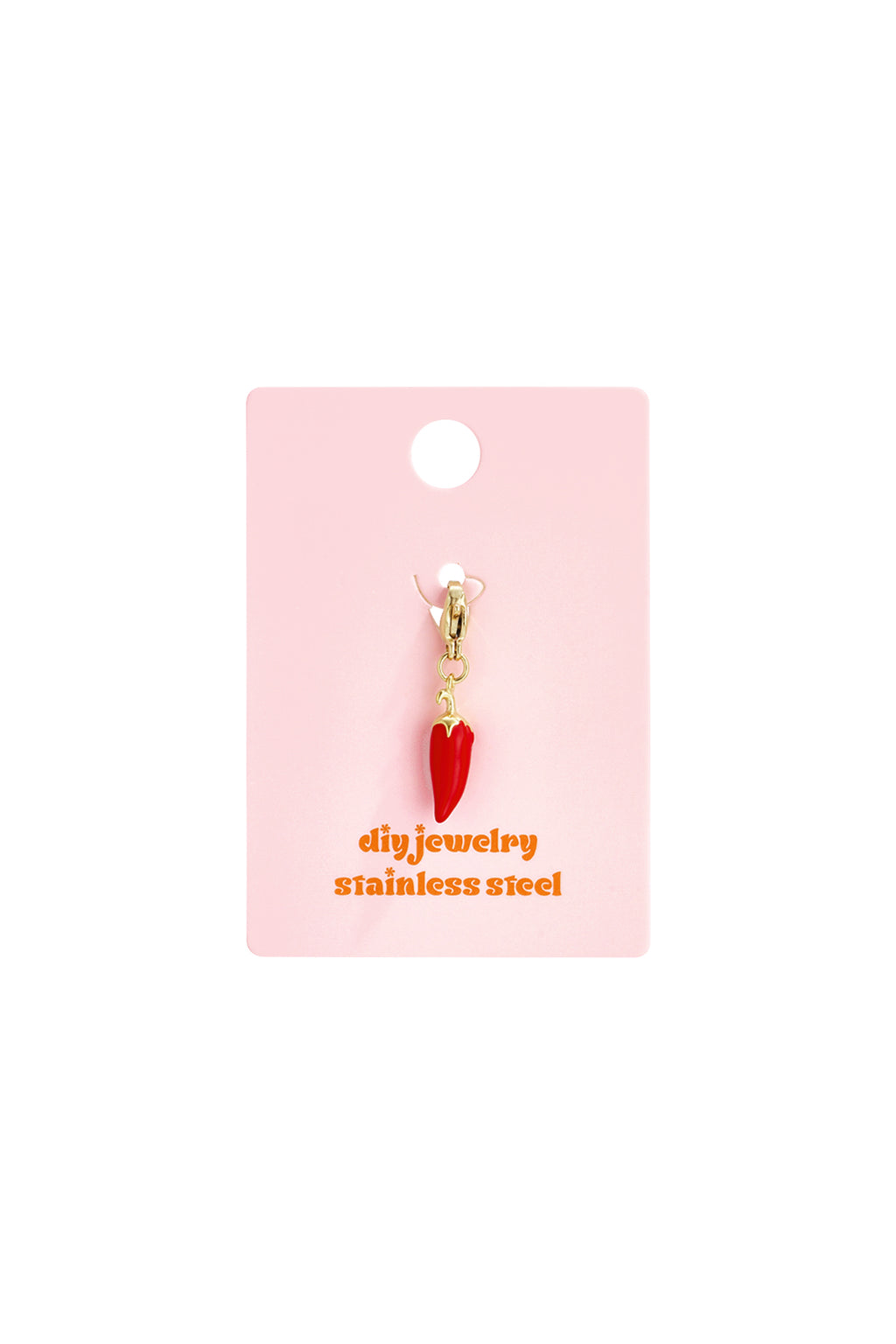 Jewelry charm spicy pepper DIY